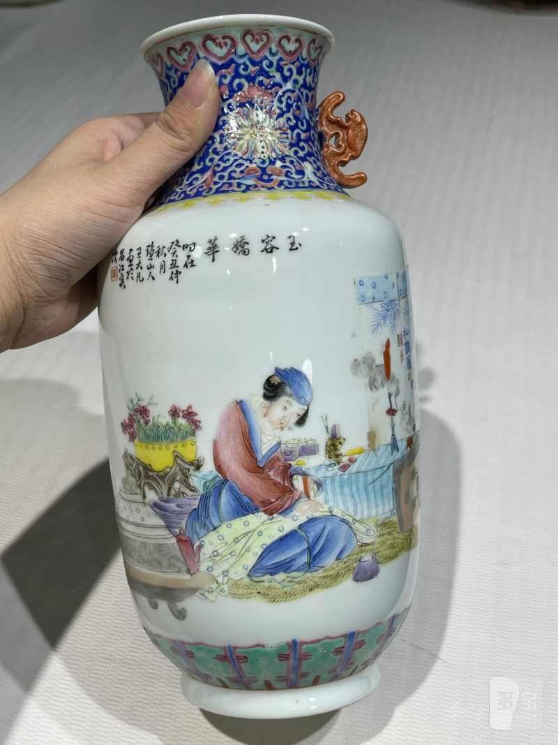 清代 粉彩瓷器一组四件 - 图12